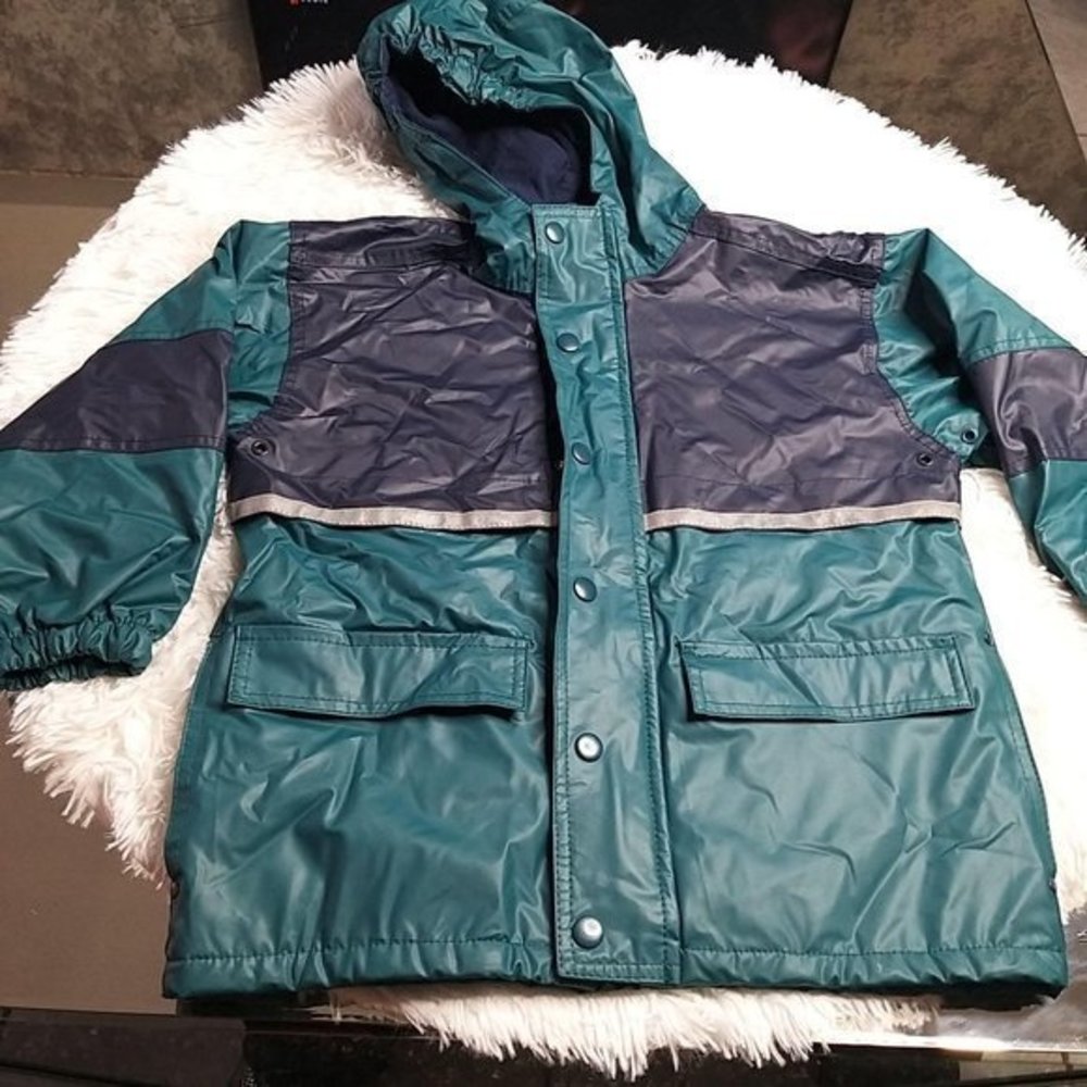 Basic Editions Boys Rain Jacket size 5
